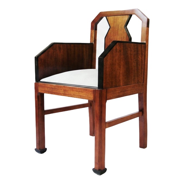 Art Deco Amsterdam School Armchair, 1930 For Sale