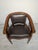 Interwar Wooden Office Chair in Natural Leather, 1890s For Sale - Image 4 of 15