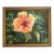 Original Signed and Framed Painting on Canvas 'Pretty Hibiscus' For Sale