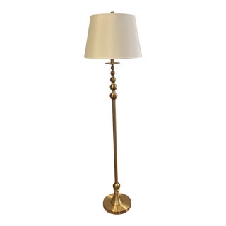 Ralph Lauren Brushed Gold Floor Lamp For Sale