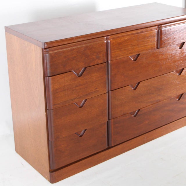 Japanese Chest of Drawers in Oak, 1980s For Sale - Image 4 of 18