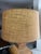 Chunky Wooden French Baluster Style Table Lamp With Burlap Drum Shade for Ralph Lauren, Ranch, Rustic, Cottage Core & Equestrian Style Decor. See Pics For Sale - Image 9 of 9