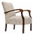 Danish Beech Armchair with Wool Upholstery, 1960s For Sale