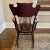 Brown Beautiful Antique Rocking Chair With Mother of Pearl Inset For Sale - Image 8 of 10