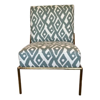 Charter Street Company Organic Modern Geometric Will Slipper Chair For Sale
