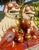 Japanese Pair of Vintage Japanese Kutani Porcelain Foo Dog Statues For Sale - Image 3 of 12
