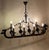 Art Deco Cast Iron Viking Longboat Chandelier, 1940s For Sale - Image 17 of 18