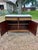 French 19th Century Louis XVI Mahogany Carrara Marble Top Two Door Buffet For Sale - Image 6 of 12