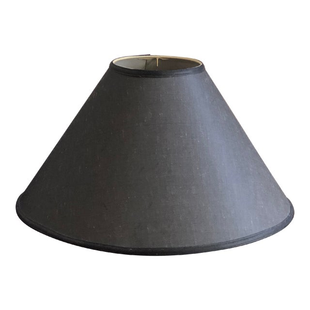 Vintage Empire Style Charcoal Lamp Shade For Sale