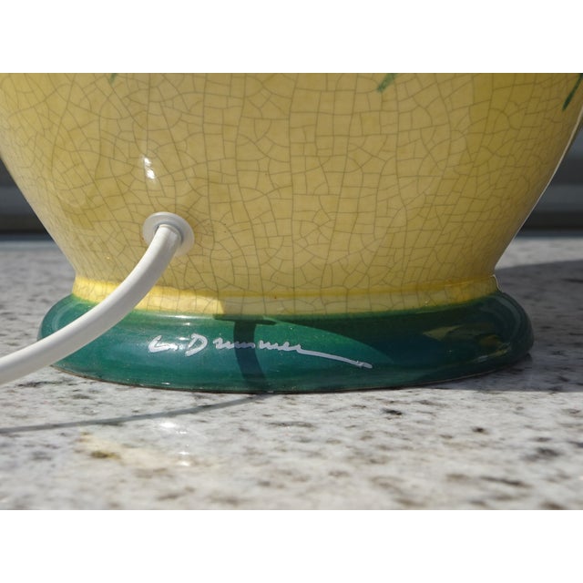 Provençal Lamp in Glazed Ceramic by Drimmer, 1960s For Sale - Image 6 of 17