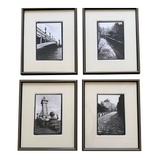 Set of 4 Black and White Photographs of Paris France For Sale