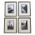 Set of 4 Black and White Photographs of Paris France For Sale