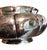 Substantial Japanese silver centerpiece bowl marked MUSASHIYA, with the Japanese characters for Jungin, pure silver,...