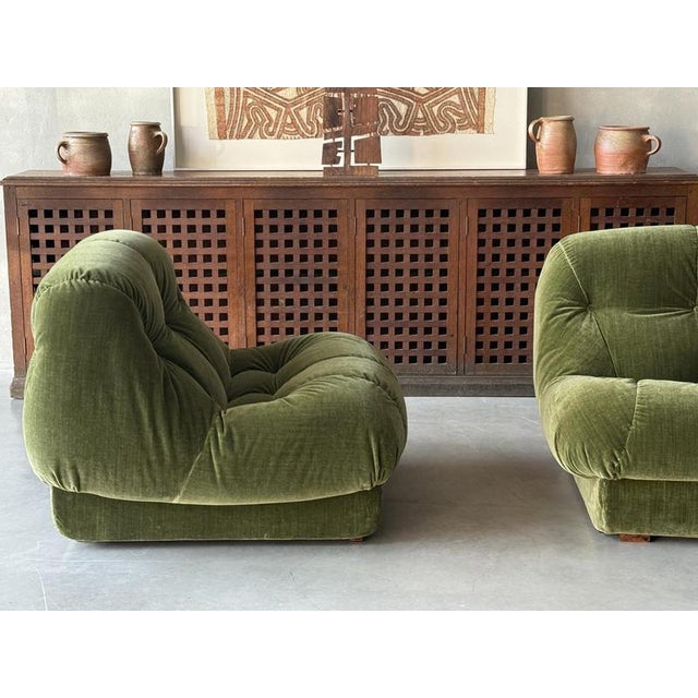 Italian Lounge Chairs, 1970s, Set of 2 For Sale - Image 4 of 9