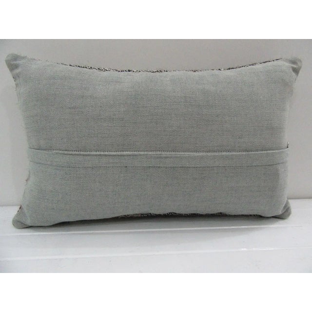 Contemporary Handmade Natural Turkish Kilim Pillow Cover For Sale - Image 3 of 4