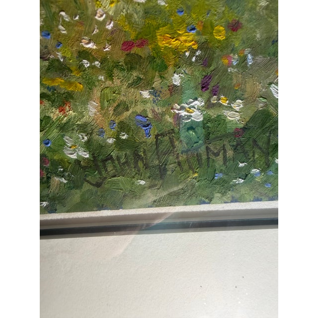 1980s Large Oil Painting John Pittman For Sale - Image 11 of 17