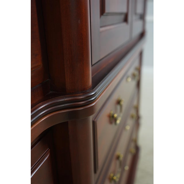 Durham Cherry Armoire Chifferobe Tv Unit For Sale - Image 14 of 18