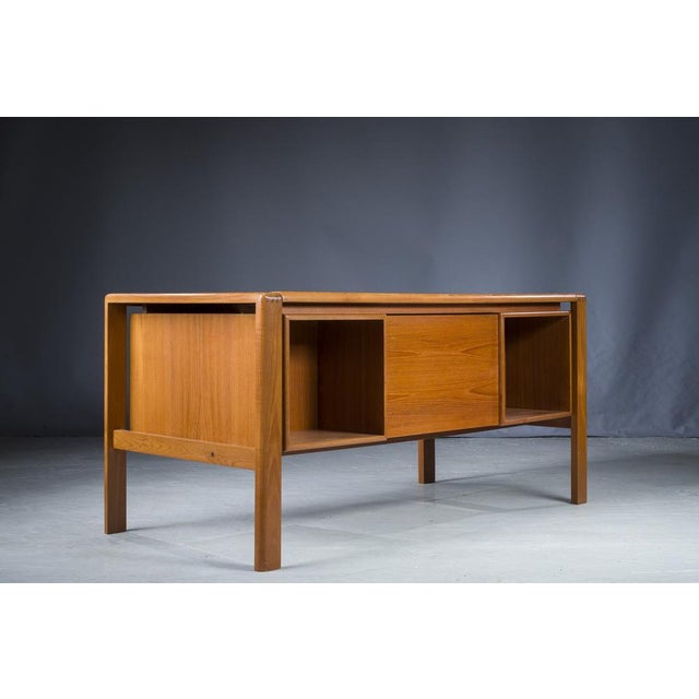 Teak Desk by H.P. Hansen, Denmark, 1960s For Sale - Image 10 of 15