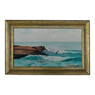 Vintage Seascape Painting For Sale