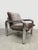 Chrome Armchair in Velvet Brown by Hkliving For Sale - Image 3 of 7