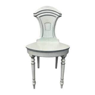1970s Vintage Light Gray Hall Chair For Sale