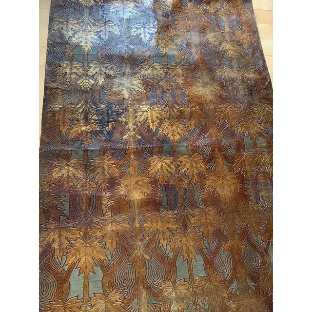 Wall Leather Panel in Cordoba Leather, 19th Century For Sale - Image 15 of 16