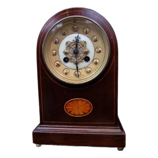 Vintage Early 20th Century French Shelf Clock For Sale