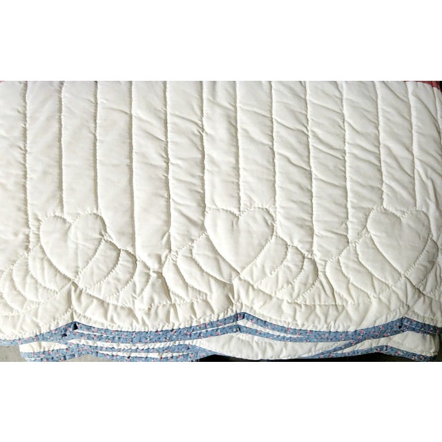 Authentic Handmade Amish Twin Size Bedspreads - Pair. For Sale In Los Angeles - Image 6 of 10