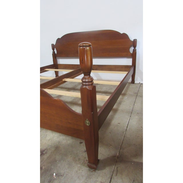 Harden Furniture Harden Cherry Poster King Bed Cherry Designer For Sale - Image 4 of 6