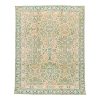 Galerie Shabab Collection Early 20th Century Indian Cotton Agra Room Size Carpet For Sale