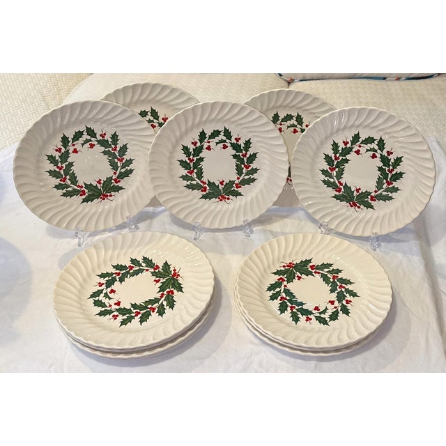 Vintage Set of Christmas China - 24 Pieces For Sale - Image 16 of 16