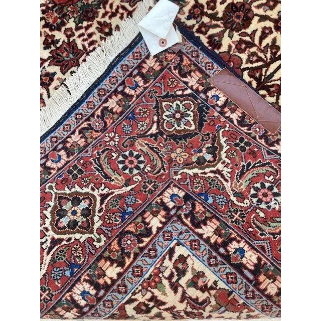 1980's Square Persian Bijar , 6'9" X 6'7" For Sale In New York - Image 6 of 8