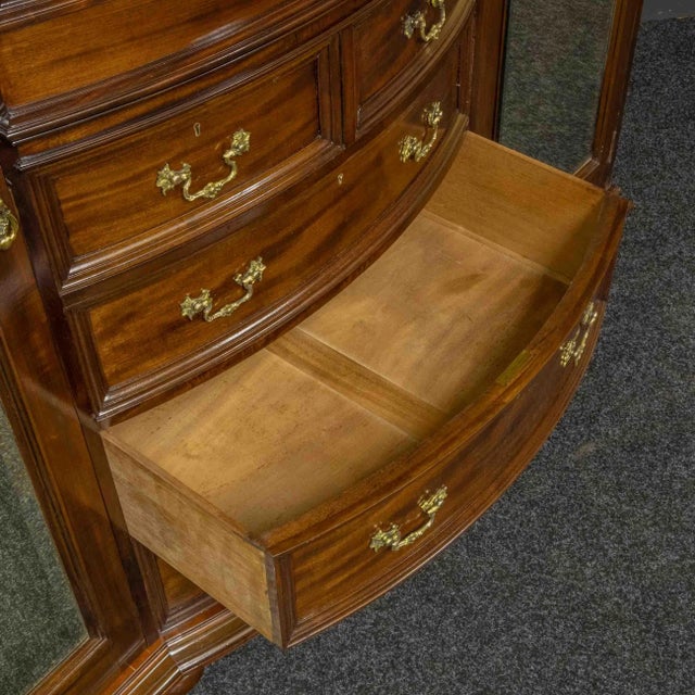 Antique Victorian Mahogany Wardrobe For Sale - Image 14 of 17