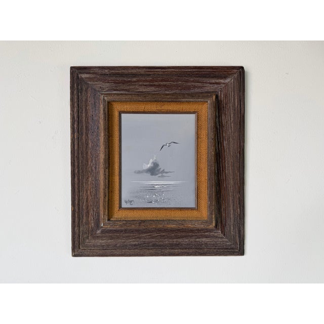 Coastal 1980’s Rex Duggar Ocean Seascape Oil on Canvas Painting– Framed For Sale - Image 3 of 11