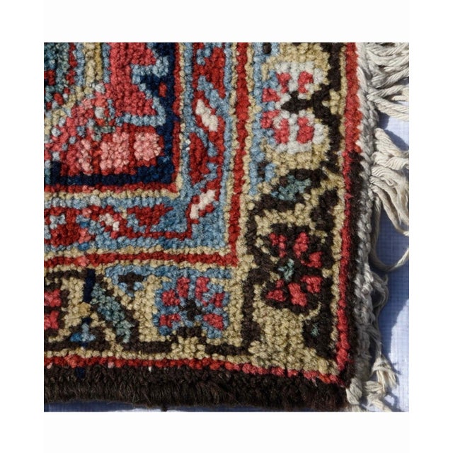 Early 20th Century Antique Persian Heriz/Serapi Rug 12'5" X 16'5" For Sale - Image 5 of 8
