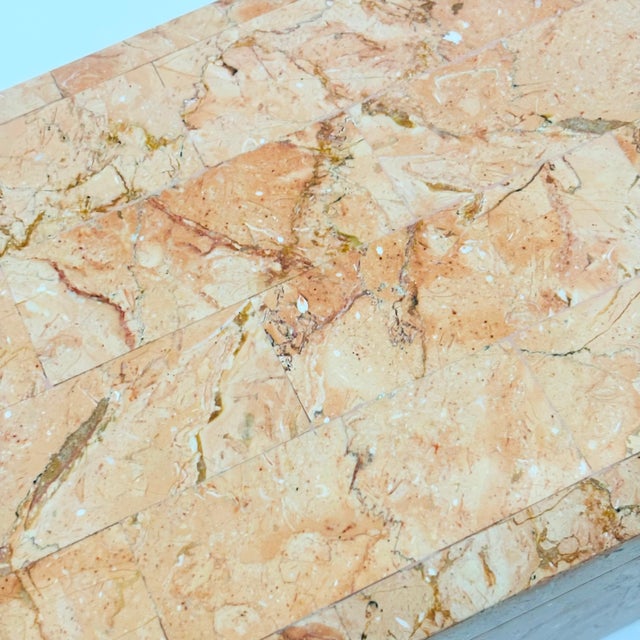 Tessellated Pink Stone Box For Sale - Image 10 of 12