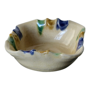1960s MCM Studio Pottery Ceramic Ashtray Catchall