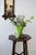 Mid-Century Modern Vintage Lime Green Handblown Glass Undulating Vessel, Circa 1960s For Sale - Image 3 of 17