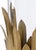 Bring warmth to your home with this antique brass hurricane candleholder. Reminiscent of the bull rush cattail, the leaves...