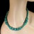 Traditional Ajd 17 Inch Deep Green Amazonite Graduated Necklace Great Gift! For Sale - Image 3 of 5