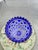 Large Cobalt Blue Cut Crystal Vase from Les Grands Ducs, 1980s For Sale - Image 11 of 12