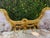 1970s French Louis XVI Gilt Beech Pink Damask Settee - 1Pc For Sale - Image 9 of 17