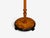 1940s Swedish Modern, Floor Lamps, Burl, Ebonized Wood, Fabric - a Pair For Sale - Image 11 of 13