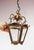 Vintage Bronze and Crystal Lantern with Star, 1950s For Sale - Image 3 of 5