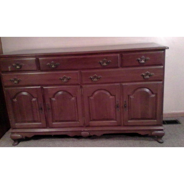 1960s Traditional Ethan Allen Dining Room Buffet Chairish