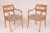 Pair of Neo Classical Style Beech Wood Armchairs For Sale - Image 13 of 13