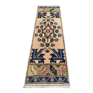 Turkish Yastik Rug 1'5" x 4'5" For Sale