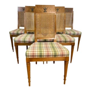 1960s Vintage Weiman Furniture Six Matching Chairs For Sale