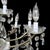 Bronze Crystal & Gilt Bronze 15-Light Chandelier C1940 For Sale - Image 8 of 10