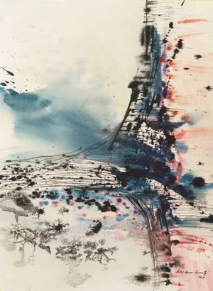'Architectonic Abstract' by Beth Swartz, 1967; Smithsonian, Jewish Museum, Woman Artist, Phoenix